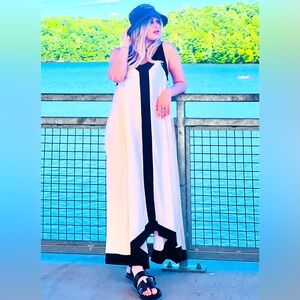 Black and white old money dress